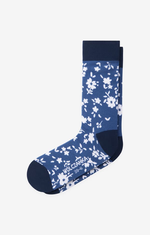 Blommiga strumpor 39-41