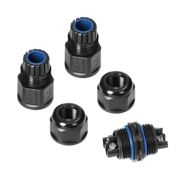 Kabelforbindelsesmuffe Hermetisk Lige IP68 2x4mm2 400V 25A