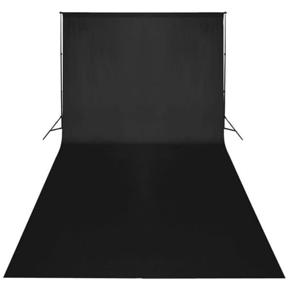 vidaXL Studio Kit med softbox, baggrund og reflektorer
