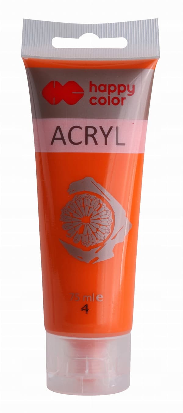 AKRYLFÄRG 75ML ORANGE (4) 6197