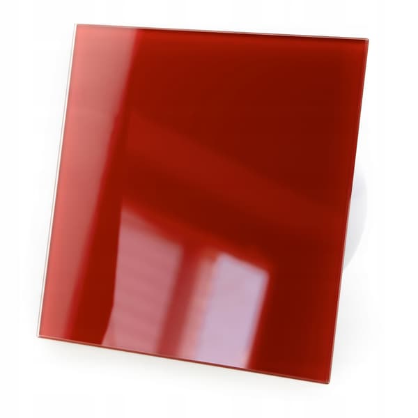 dRim 100 PS String Fan Rød Blank Glas Fan Plus Panel Sæt