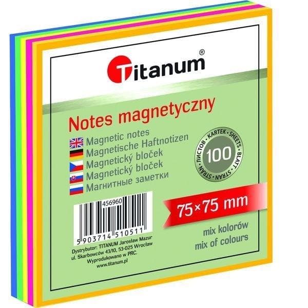 Elektrostatisk notesblok 75x100mm 100K blanding af farver