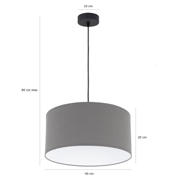 Tornado AD1 lampa grå