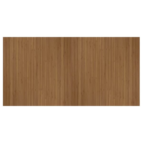 vidaXL Rektangulär matta, brun, 100x200 cm, bambu