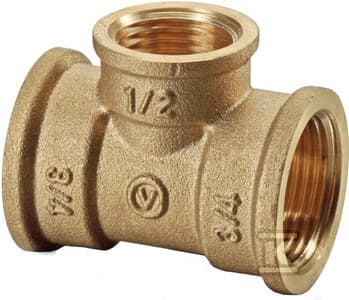 T-stykke 1/2" messing