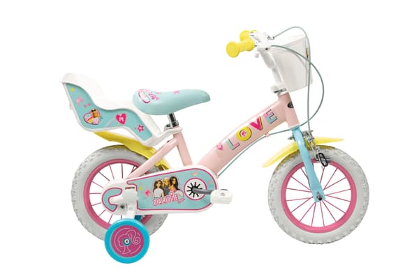 Barbie 12-tommer børnecykel til piger 3-5 år lyserød