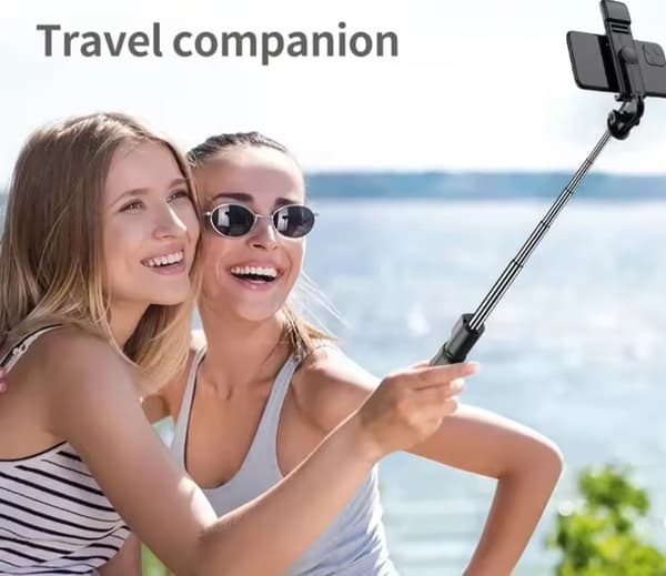 SELFIE R1 MOBILSTICKHÅLLARE MED STATIV + BLUETOOTH-FJÄRRKONTROLL
