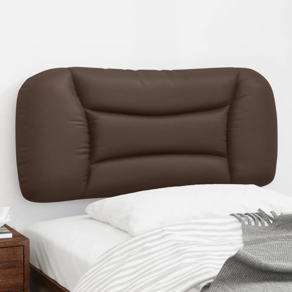 vidaXL hovedgærdehynde, brun, 80 cm, kunstlæder