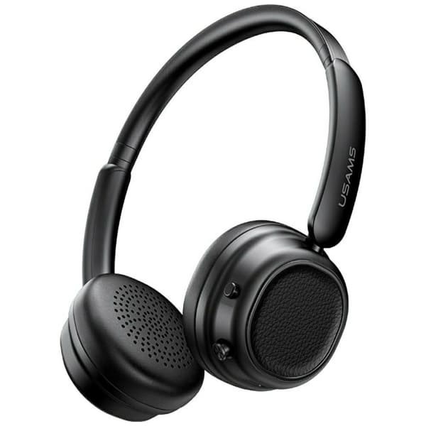 USAMS SR01 Bluetooth 5.3 ANC Over-Ear Hovedtelefoner Sort
