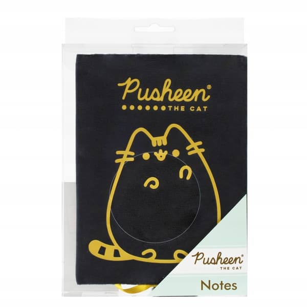 Plys notesbog A5 96 ark. Pushen guld 3277