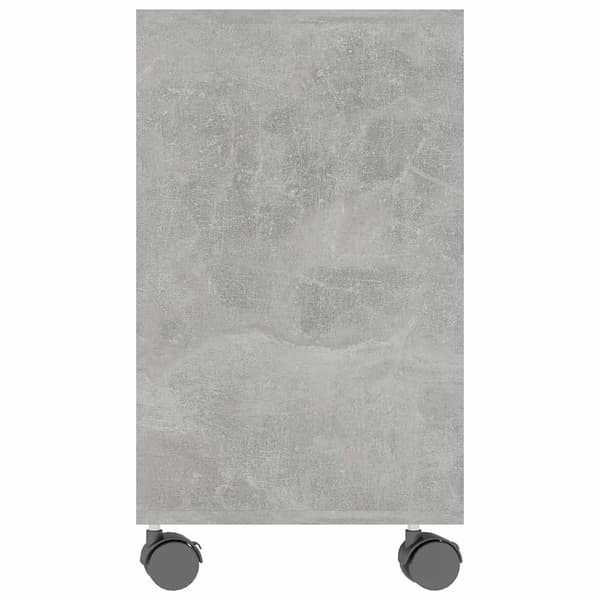 vidaXL Sidobord, grått, 70x35x55 cm, träbaserat material