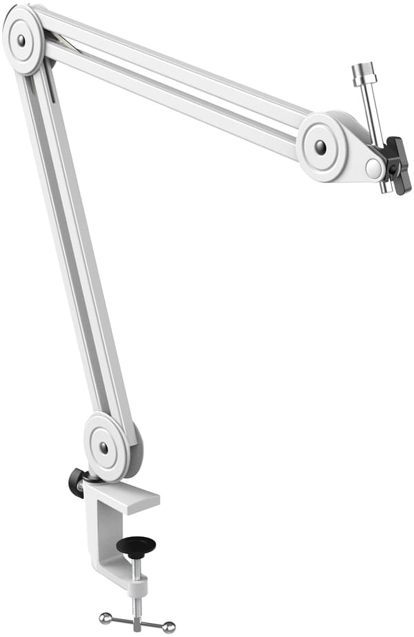 Fifine BM63W Vitt Mikrofonstativ