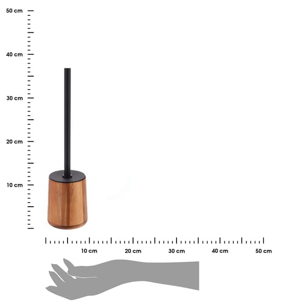 Toiletbørste 37,5 cm akacie