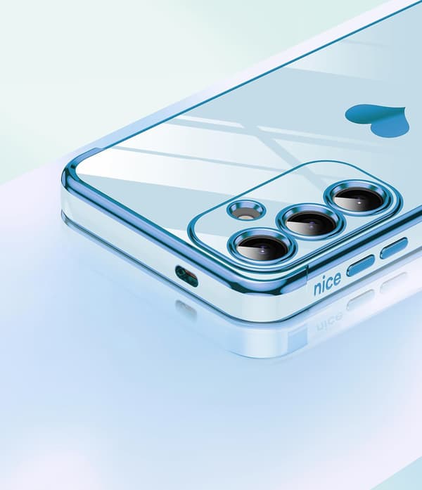 Etui til Samsung Galaxy S25 FE, Electro heart, blå