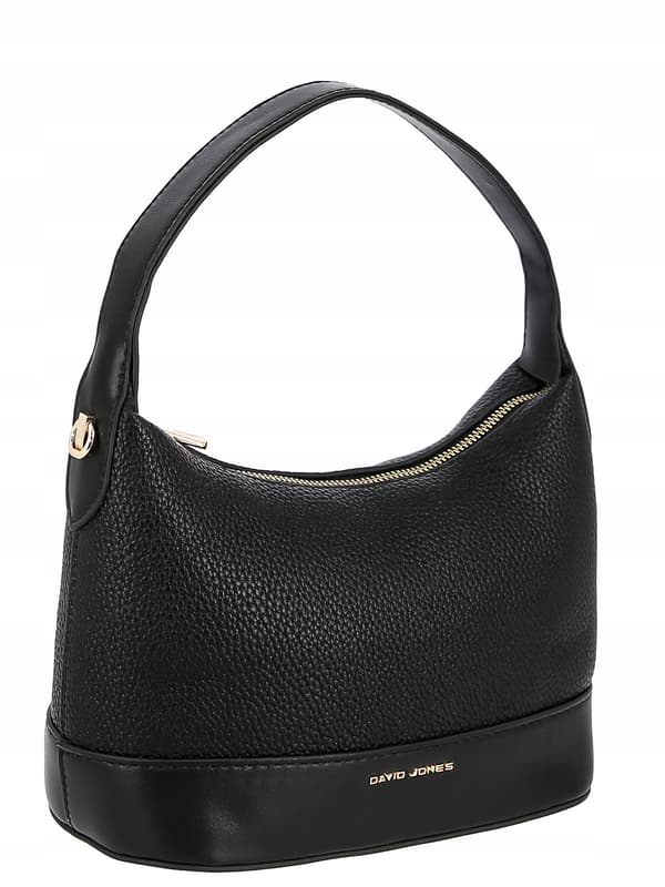 David Jones dame mini skuldertaske, øko-læder, sort