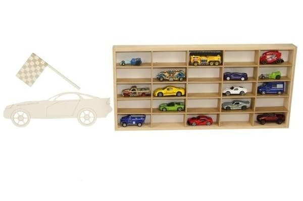 Bildisplaystander med 25 rum