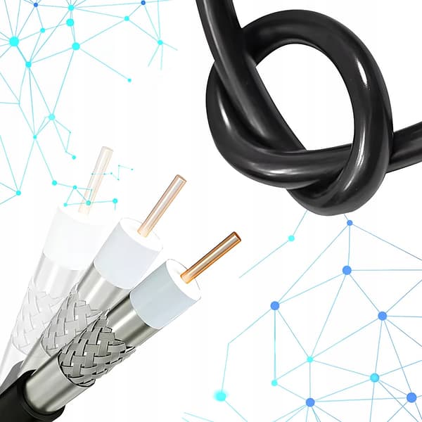 Zenwire HDAT20 indendørs TV-antenne DVB-T2 HEVC H.265 5 meter sort