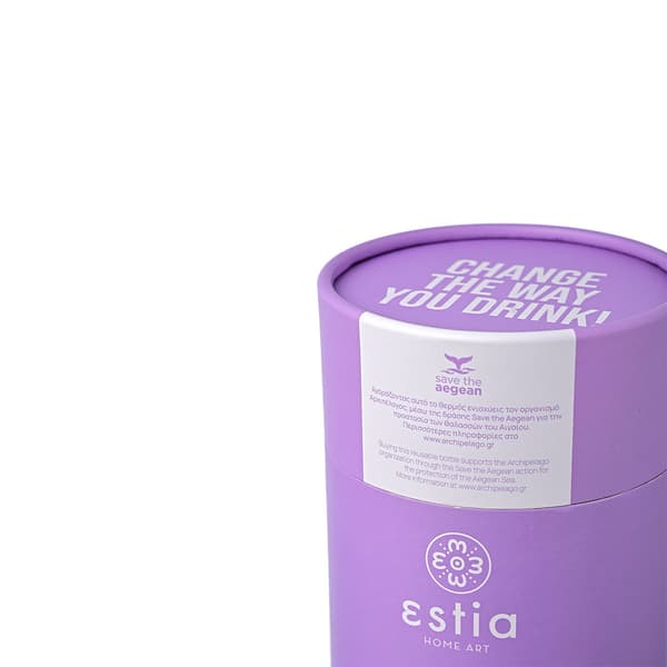 350 ml lavendel lila termosmugg