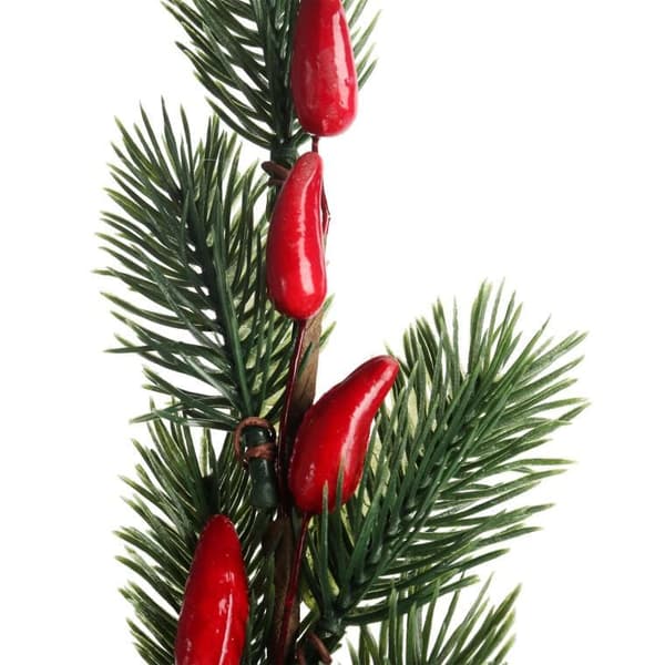 Julepynt med rønnebær 30 cm