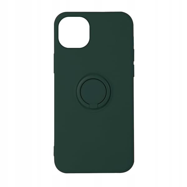 BAGCOVER MED RING GRØN IPHONE 13 PRO MAX + GLAS