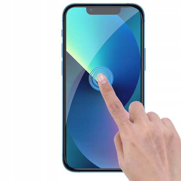 2x Härdat glas för Apple iPhone 13 Mini med helskärmstäckning, 5D-glas