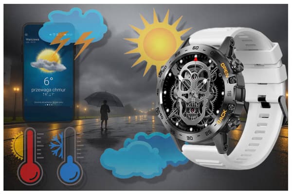 Smartwatch herr Gravity GT9-10 - Samtalsfunktion, blodtrycksmätare (sg021j)
