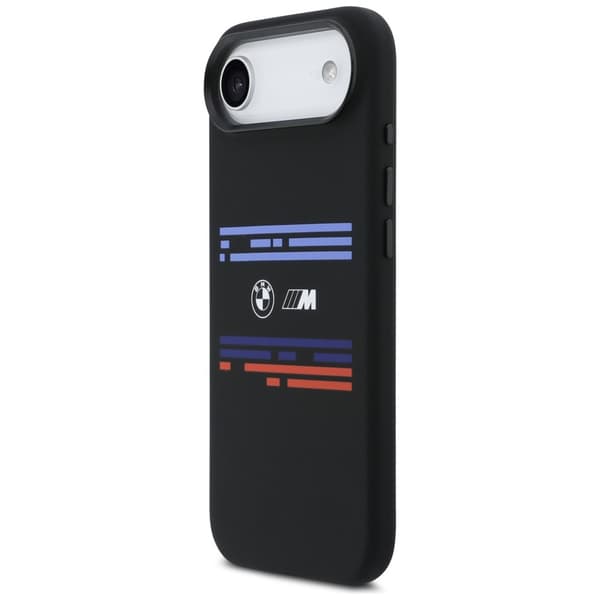 BMW M Silikone Horizontal Line MagSafe-etui til iPhone Air, sort