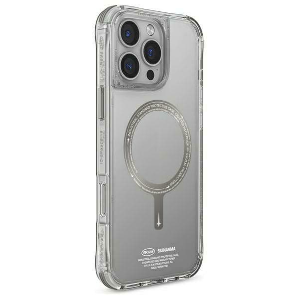 Skinarma Saido MagSafe-etui til iPhone 16 Pro Max i titanium