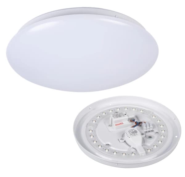 Miledo LED-taklampa 18W rörelsesensor vit