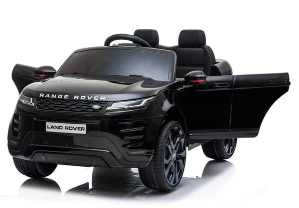 Range Rover Evoque kauko-ohjattava LED-akkuauto musta