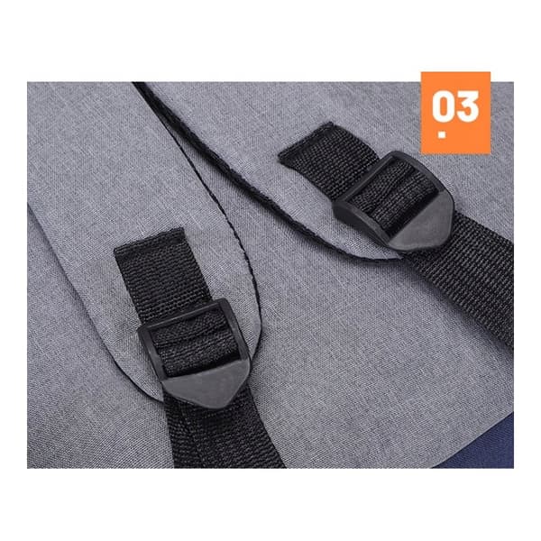 USB-sportryggsäck grå PL150WZ2