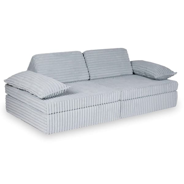 Montessori Premium Waffle Grå Legesofa