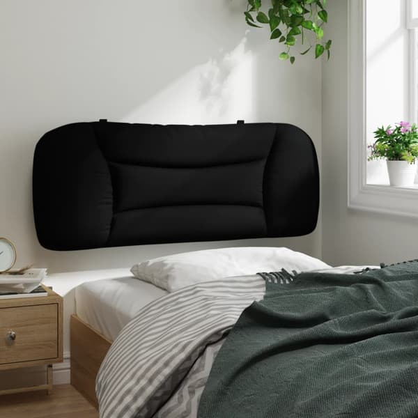 vidaXL hovedgærdehynde, sort, 100 cm, stof