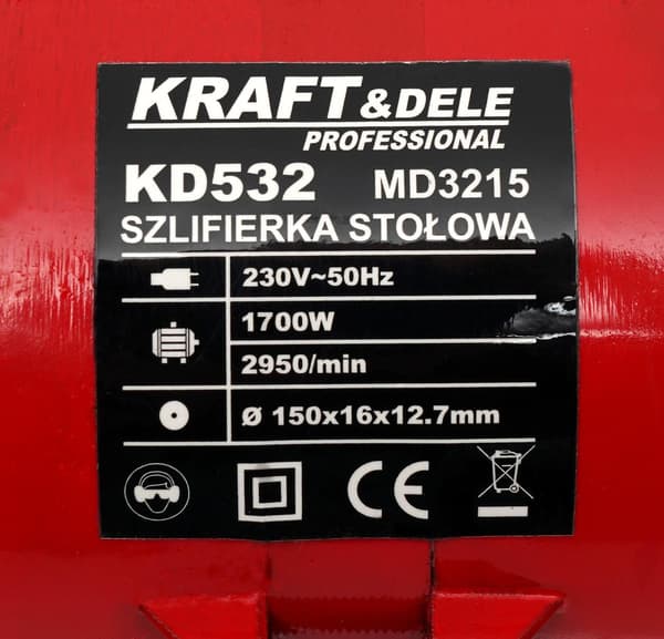 1700W KD532 bänkslipmaskin