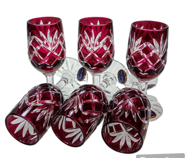 Ruby Crystal Vodka Glas 25 ml Ananas