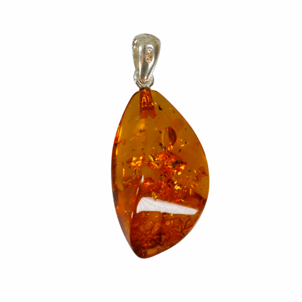 Cognac rav vedhæng - Baltic Amber Smykker