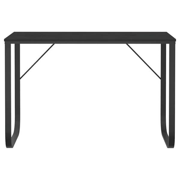 vidaXL computerbord, sort, 110x60x73 cm, spånplade