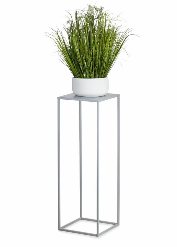 Grått stående blomställ 70 cm