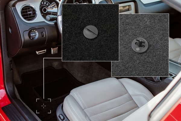 Måtter foran til: BMW 7 E38 sedan (1994-2001) sorte