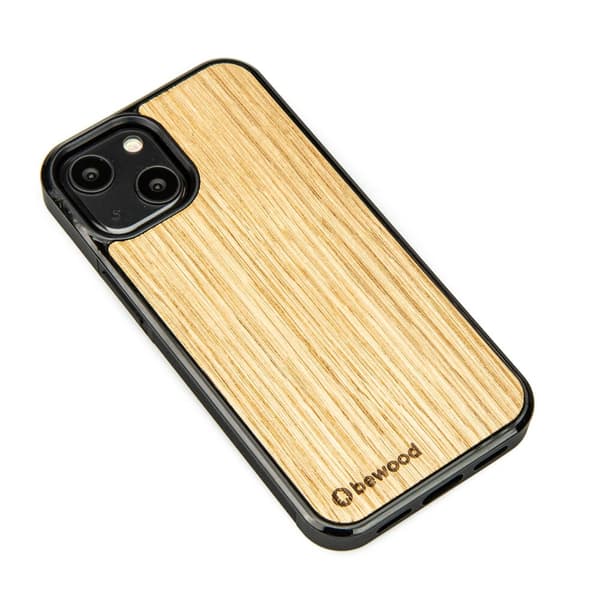 Puinen iPhone 13 Mini -kotelo, tammi