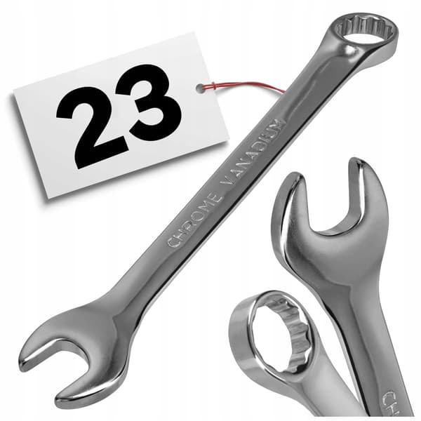 23 mm gaffelnøgle CR-V stærk solid standard