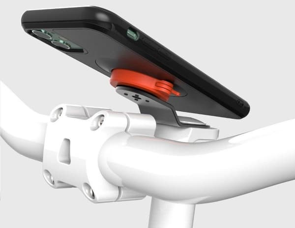 Cykelhållare för styr + skyddsfodral för iPhone 11 (6,1") - montering med låssystem