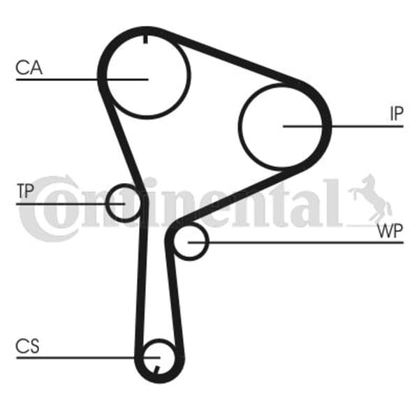 CONTITECH CT 1064 kamrem