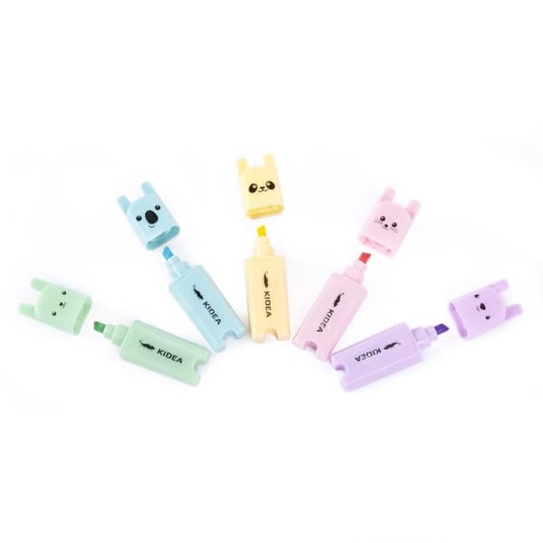 HIGHLIGHTERS DYR 5 STK KIDEA 9925