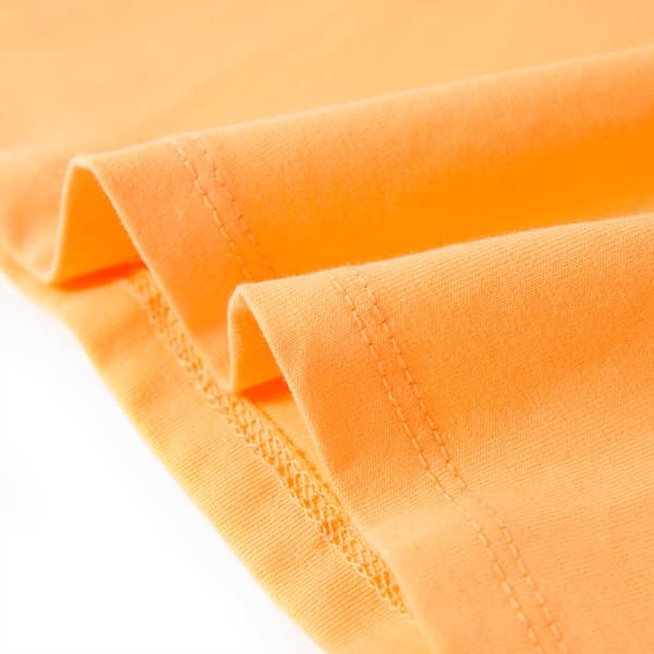 Børne-T-shirt, lys orange, 128