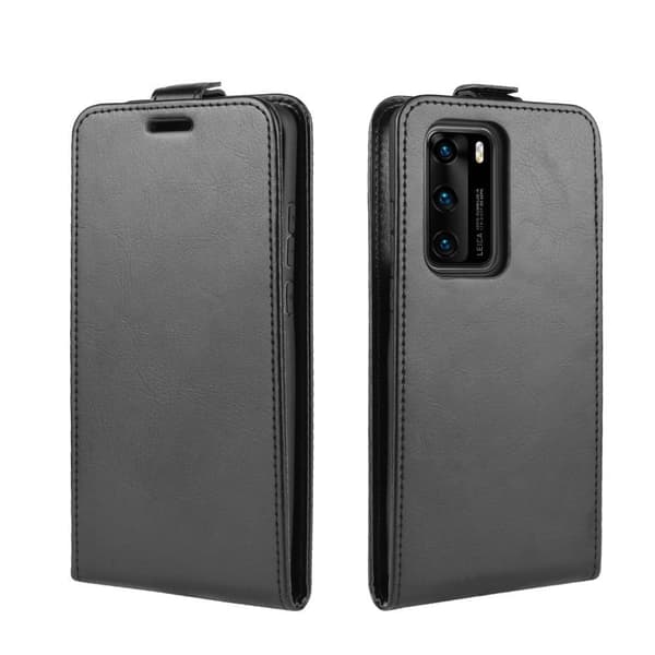 Flip-etui til Huawei P40, Flip, sort