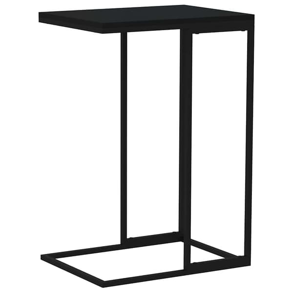 vidaXL sidebord, sort, 40x30x59 cm, træbaseret materiale