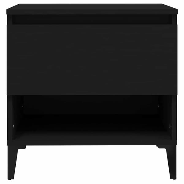 vidaXL sidebord, sort, 50x46x50 cm