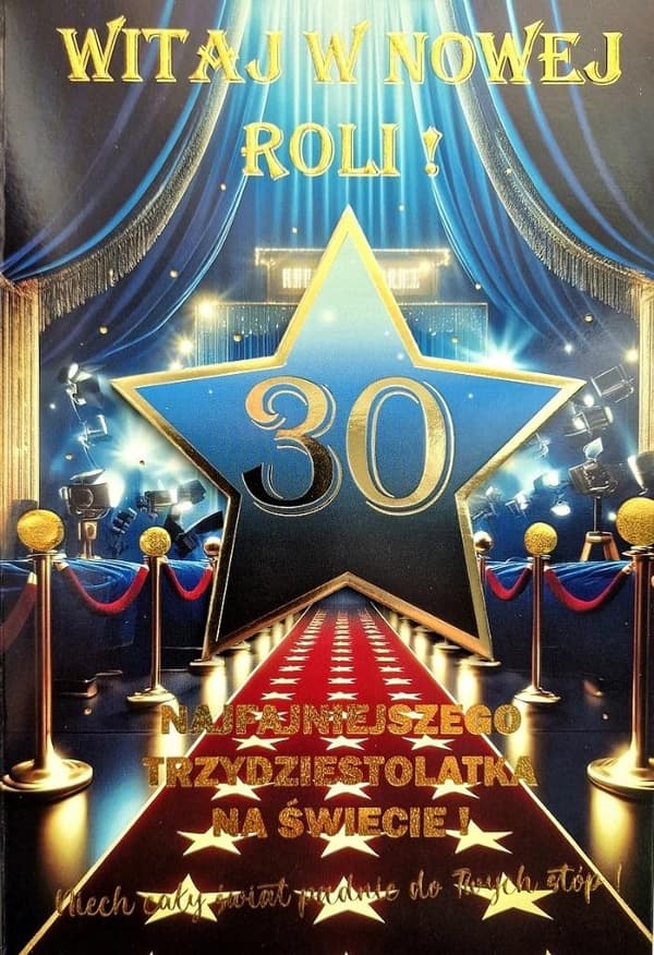 Fødselsdagskort 30 4K