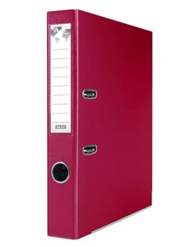 BASIC-S BINDING MED SKINNE 5CM BURGUNDY 8034